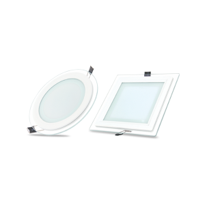 FFLIGHTING LED Eco Glass Panel Light Round / Square 6W/12W / 18W